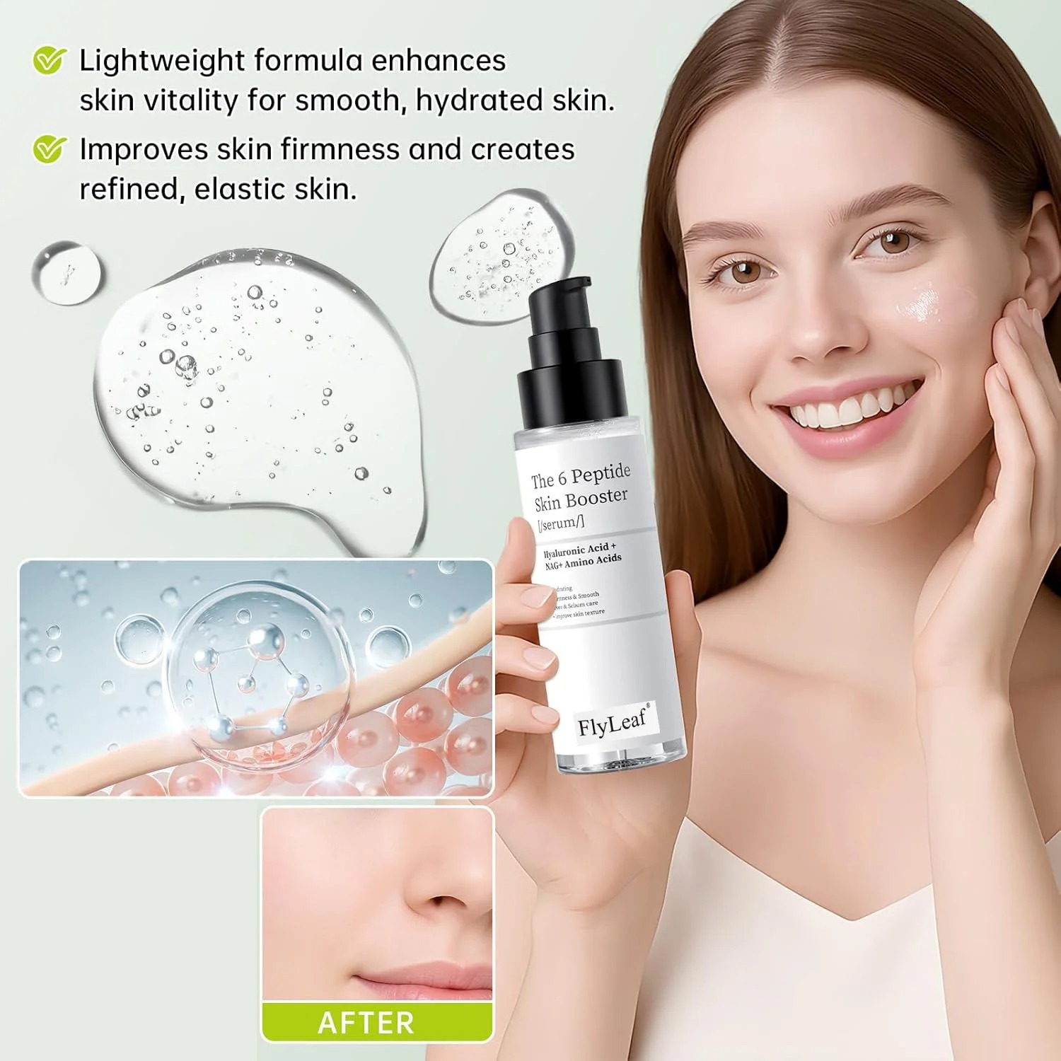 150ml Peptide Skin Booster Ton - đánh giá và giá Hyaluronic Acid Facial Serum