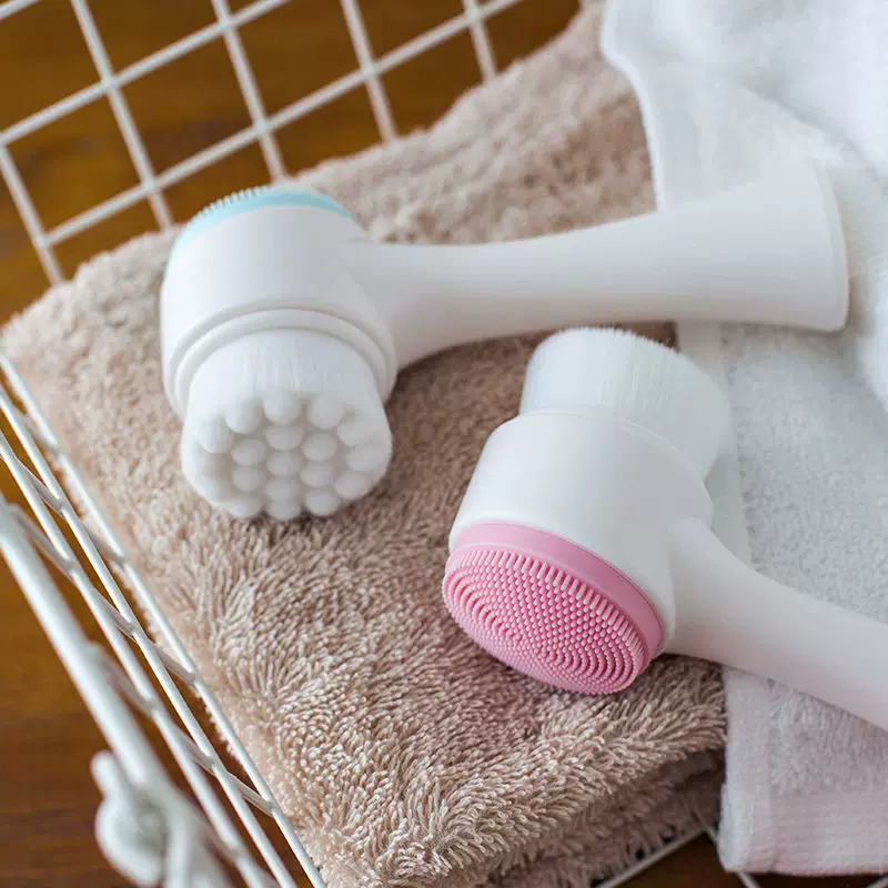 Double Sided Manual Facial Cle - đánh giá và giá Silicone Face Scrubber Electric