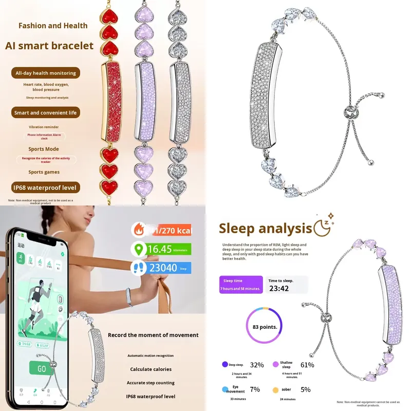 Cross-border New Smart Bracele - đánh giá và giá Health Monitors