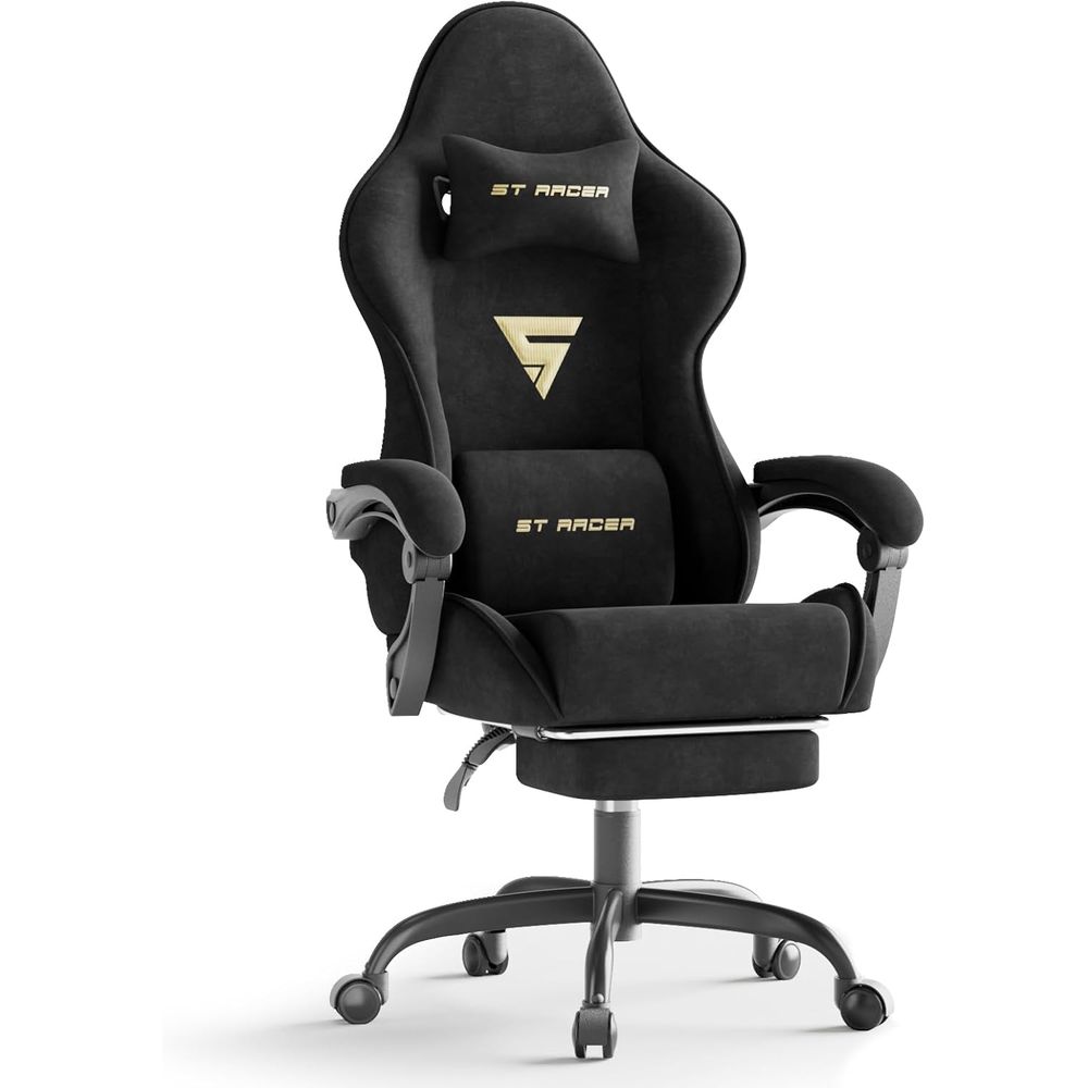 Velvet abric Ergonomic Gaming  - đánh giá và giá Massage