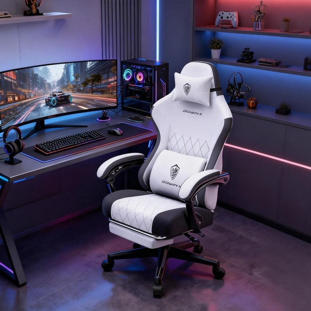 Gaming Chair with ket Spring C - đánh giá và giá Massage