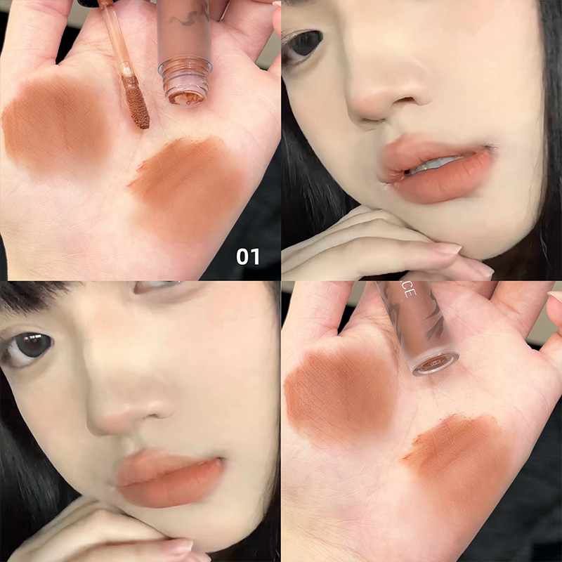 CACE Matte Velvet Brown Liquid - đánh giá và giá Matte Velvet Lip Tint Long Lasting