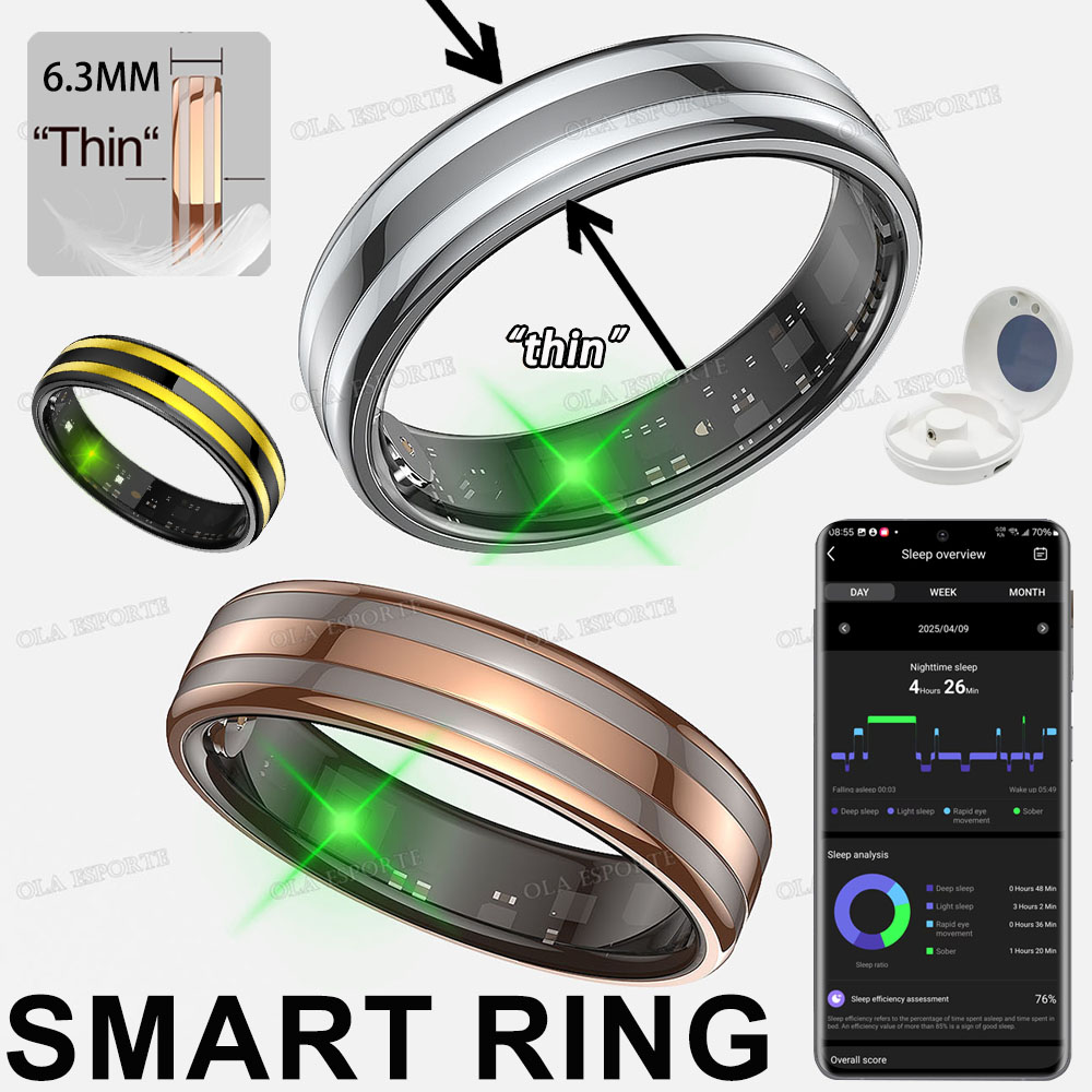 New Smart Ring Heart Rate Stre - đánh giá và giá Health Monitors
